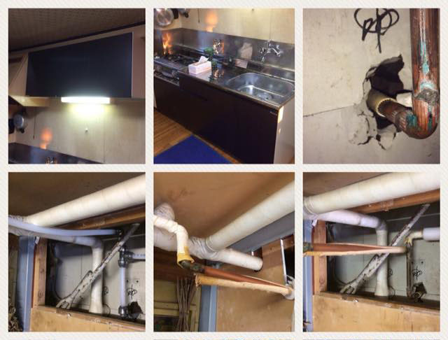 キッチン交換作業